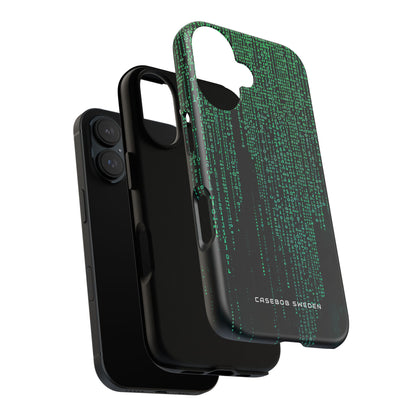 Matrix Gradient Flow iPhone 16 - Tough Phone Case