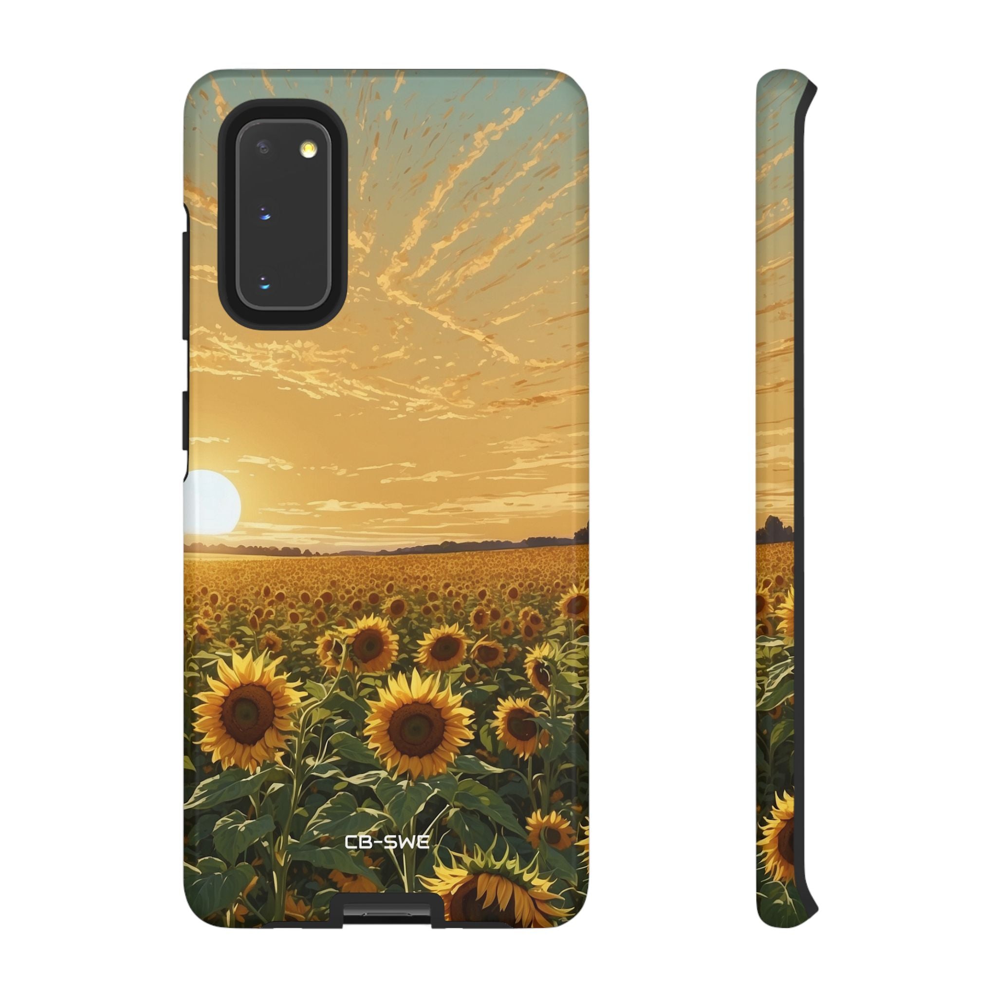 Sunflowers Embrace Sunset - Samsung Case