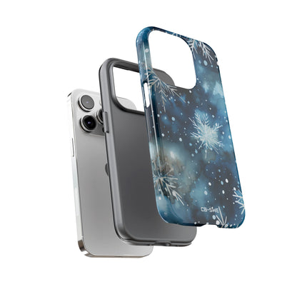 Snowflakes Dance Gracefully - iPhone Case