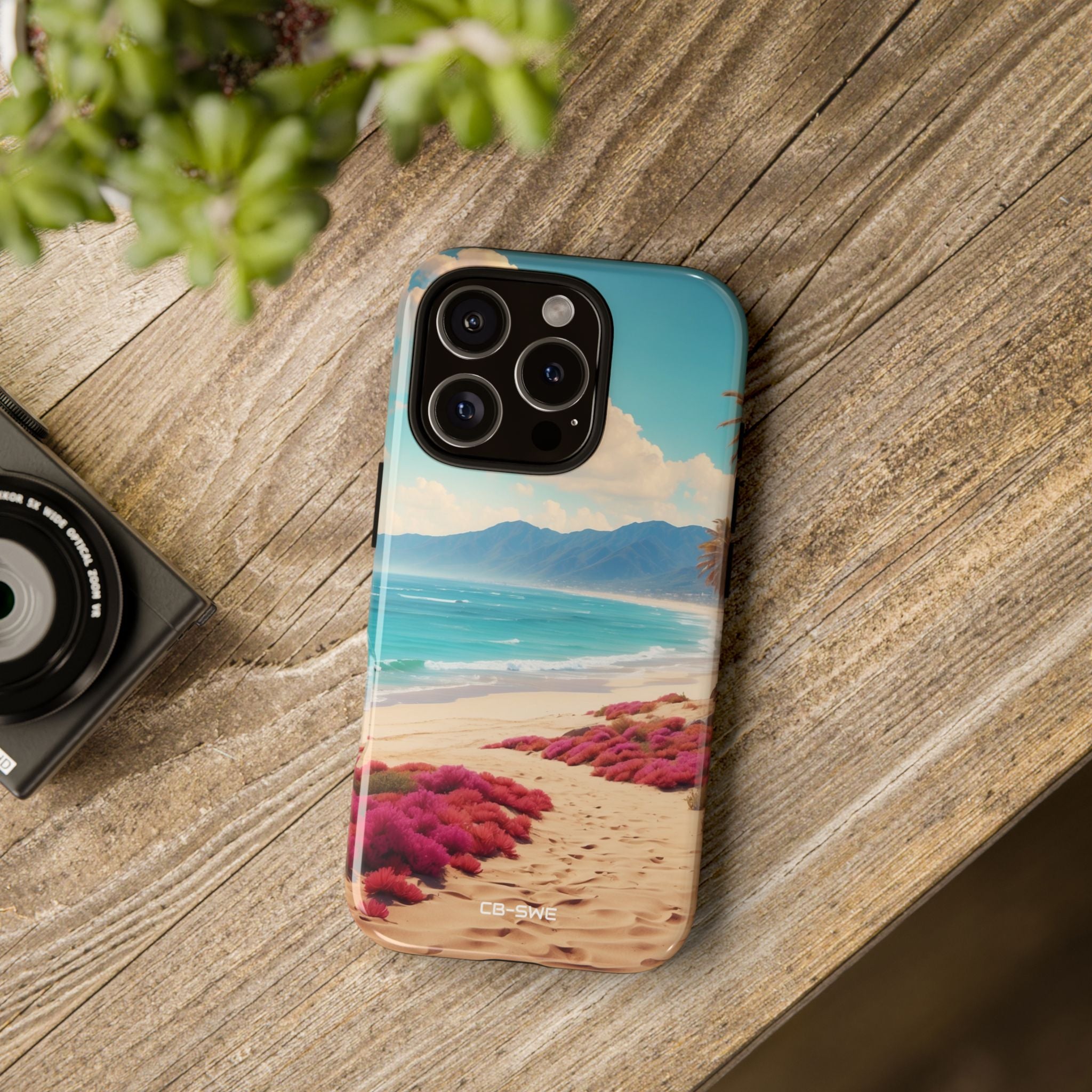 Footprints Trace Sand - iPhone Case