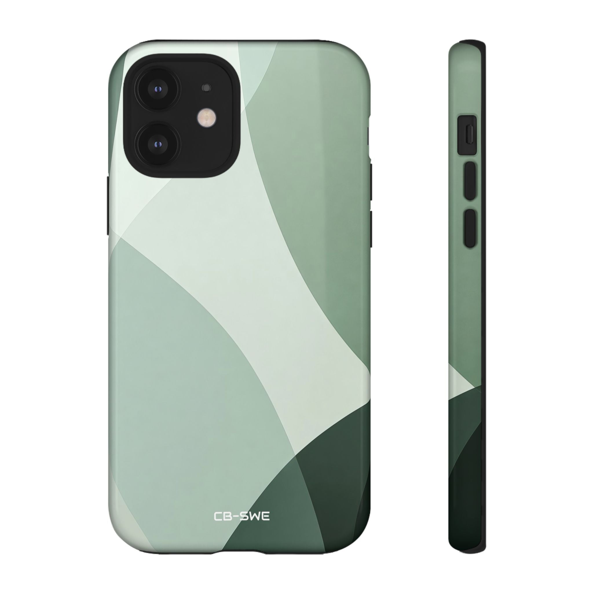 Flowing Green Harmony - iPhone Case