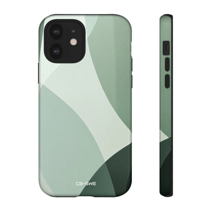 Flowing Green Harmony - iPhone Case