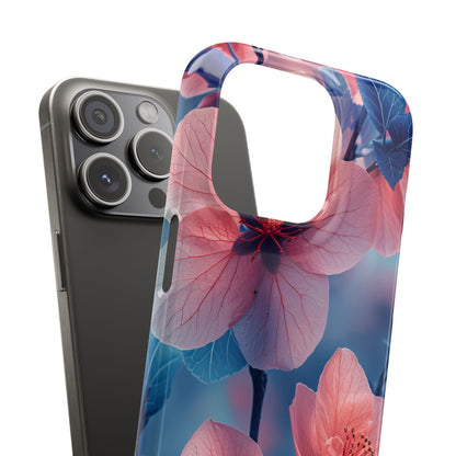 Blossom Serenity - Slim iPhone 15 Phone Case