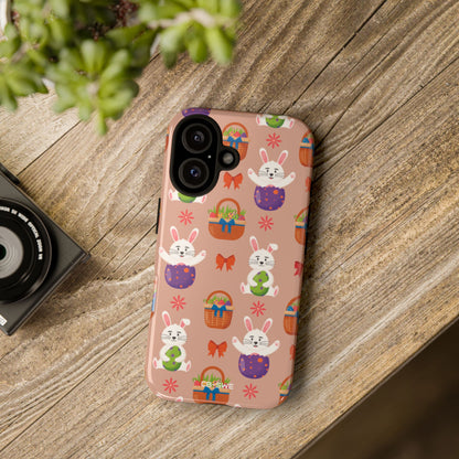 Bunnies Hold Eggs - iPhone Case
