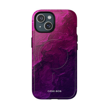 Violet Swirl iPhone 15 Case - Tough+