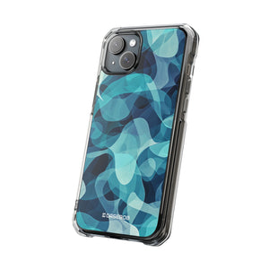 Cool Tones Showcase | Handyhülle für iPhone (Clear Impact Case – magnetisch)