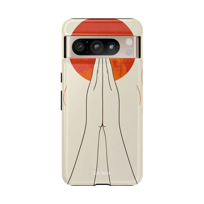 Hands Embrace Sun - Google Pixel Case