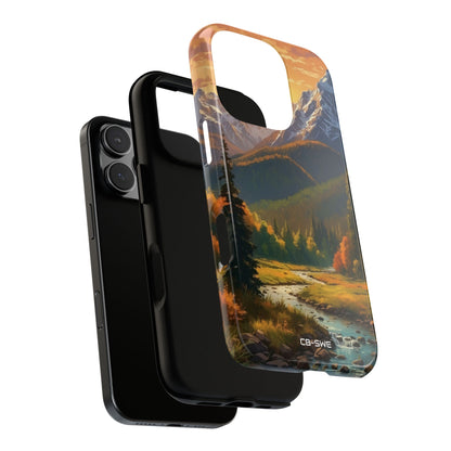 Mountain Reflections Glimmer - iPhone Case