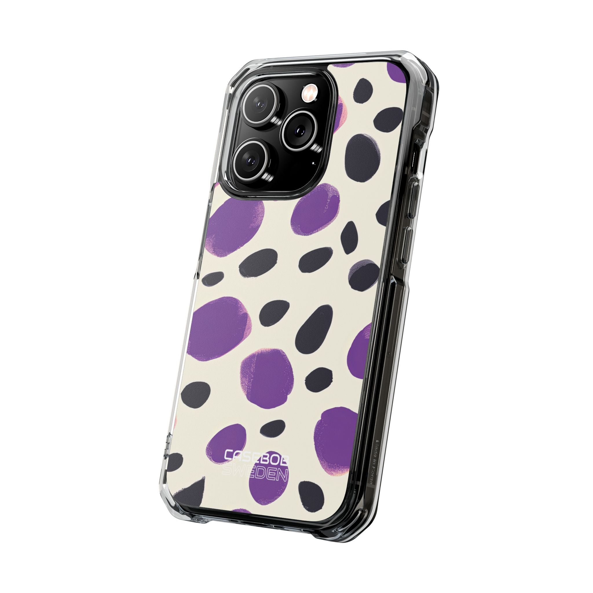 Purple Pebble Dance iPhone 14 - Impact Clear+