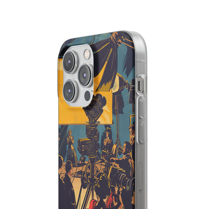 Golden Era Cinematic Spotlight iPhone 14 - Flexi Phone Case