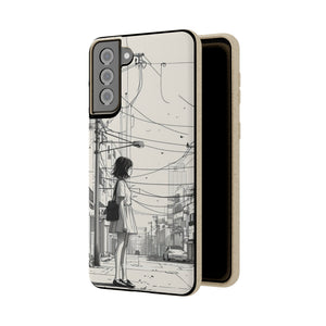 Urban Solitude Sketch | Biodegradable Phone Case