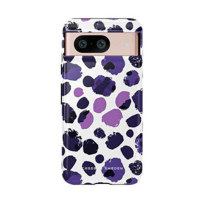 Purple Inkblots Google Pixel 8 - Tough Phone Case