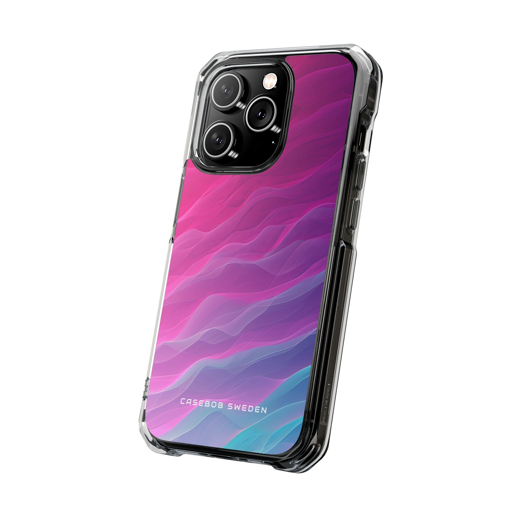 Gradient Oceanflow Waves iPhone 14 - Clear Impact Phone Case