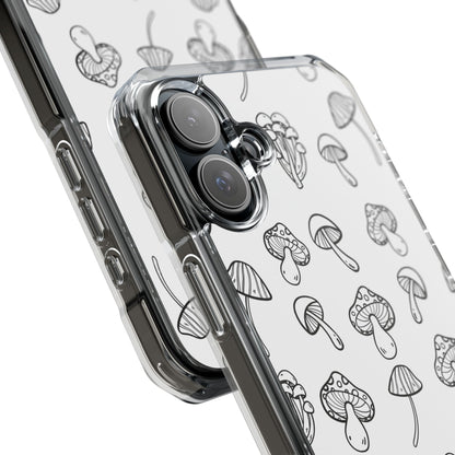 Mushroom Line Play iPhone Case - Impact