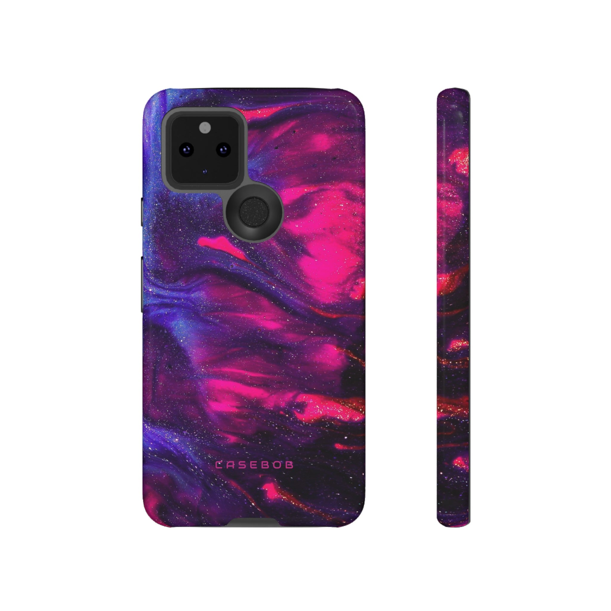 Deep Purple Ink Art - Protective Phone Case