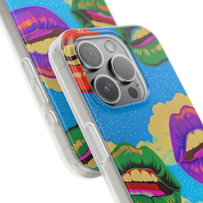Colorful Lipscape iPhone 15 Pro Case - Soft