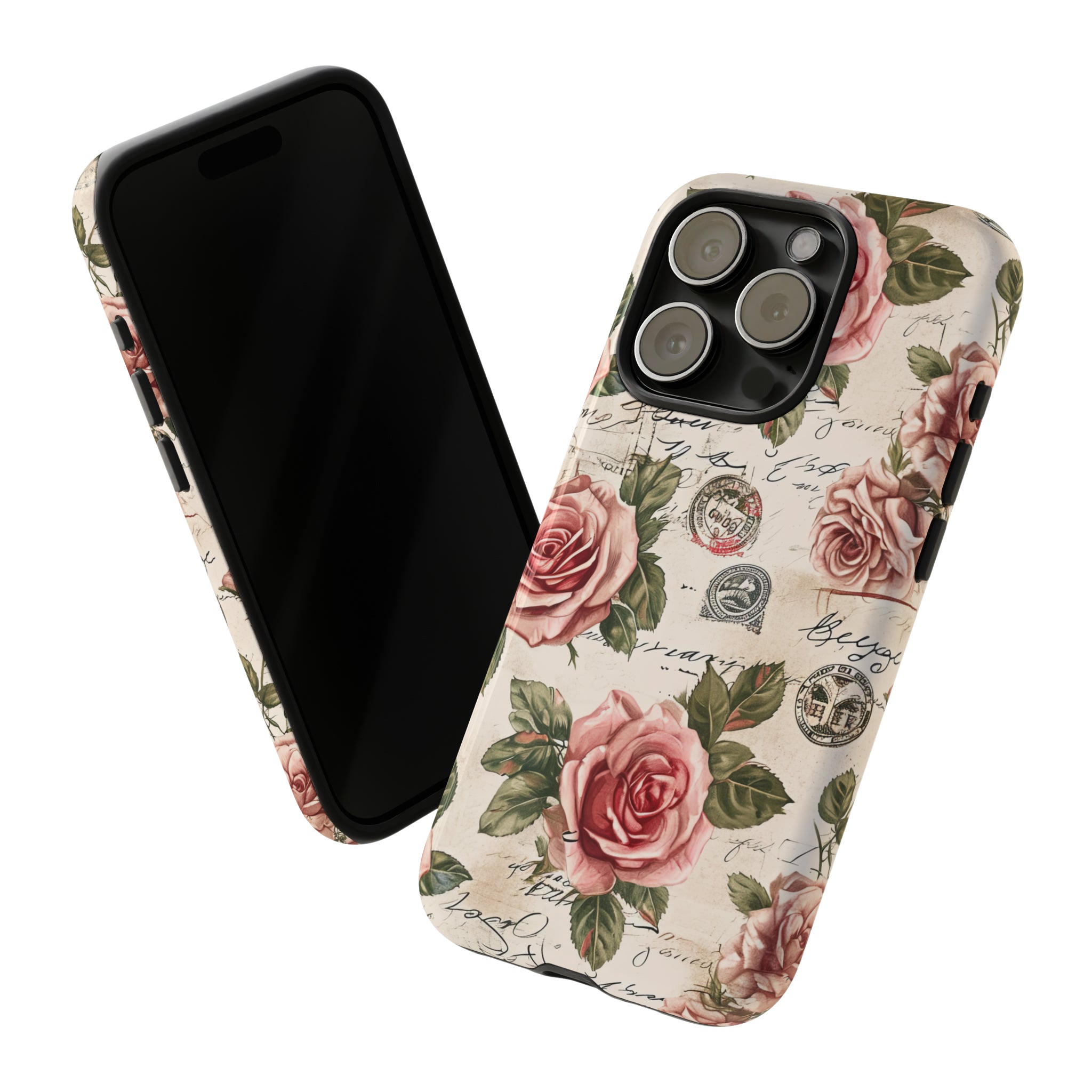 Roses & Love Letters - Protective Phone Case