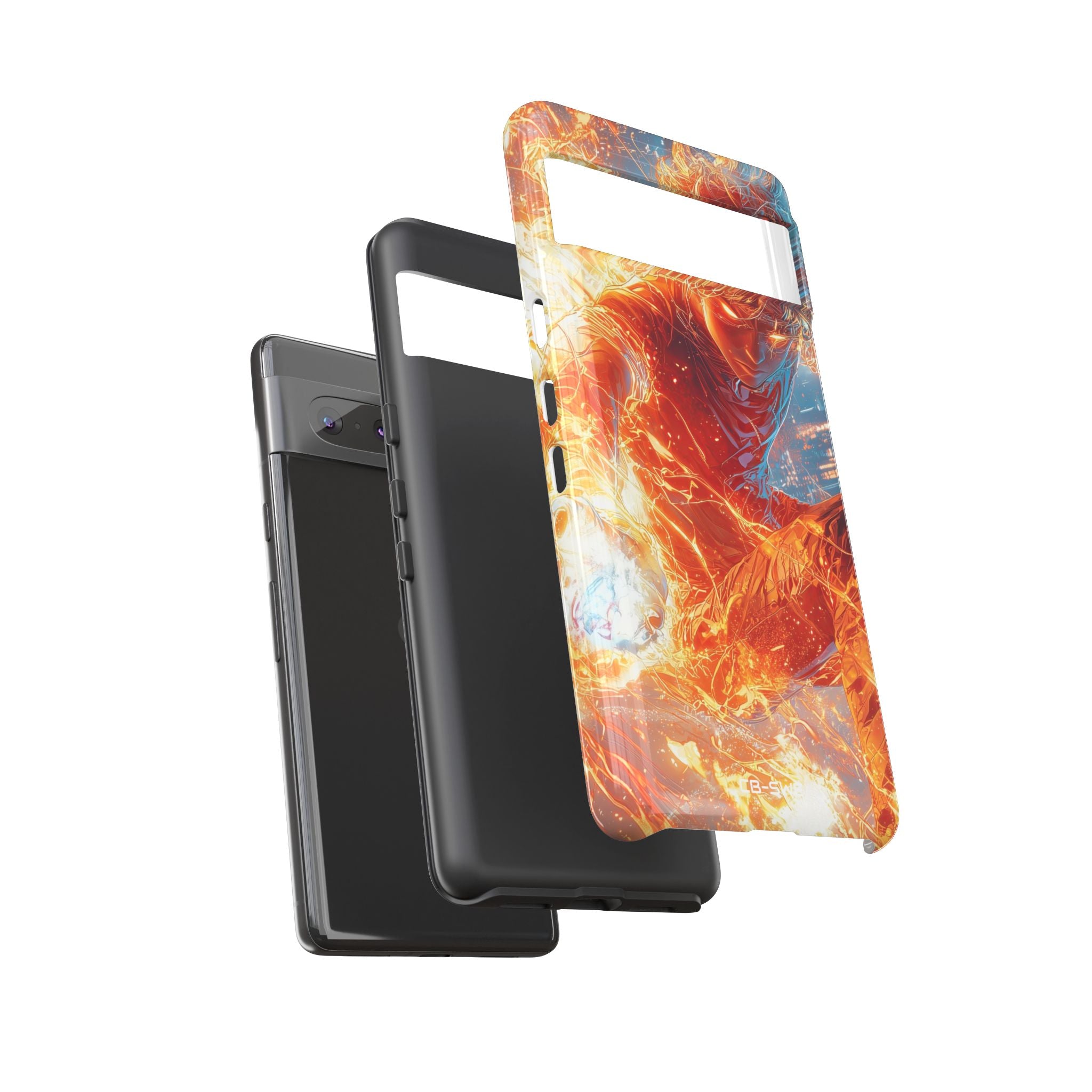 Flames Dance Wildly - Google Pixel Case