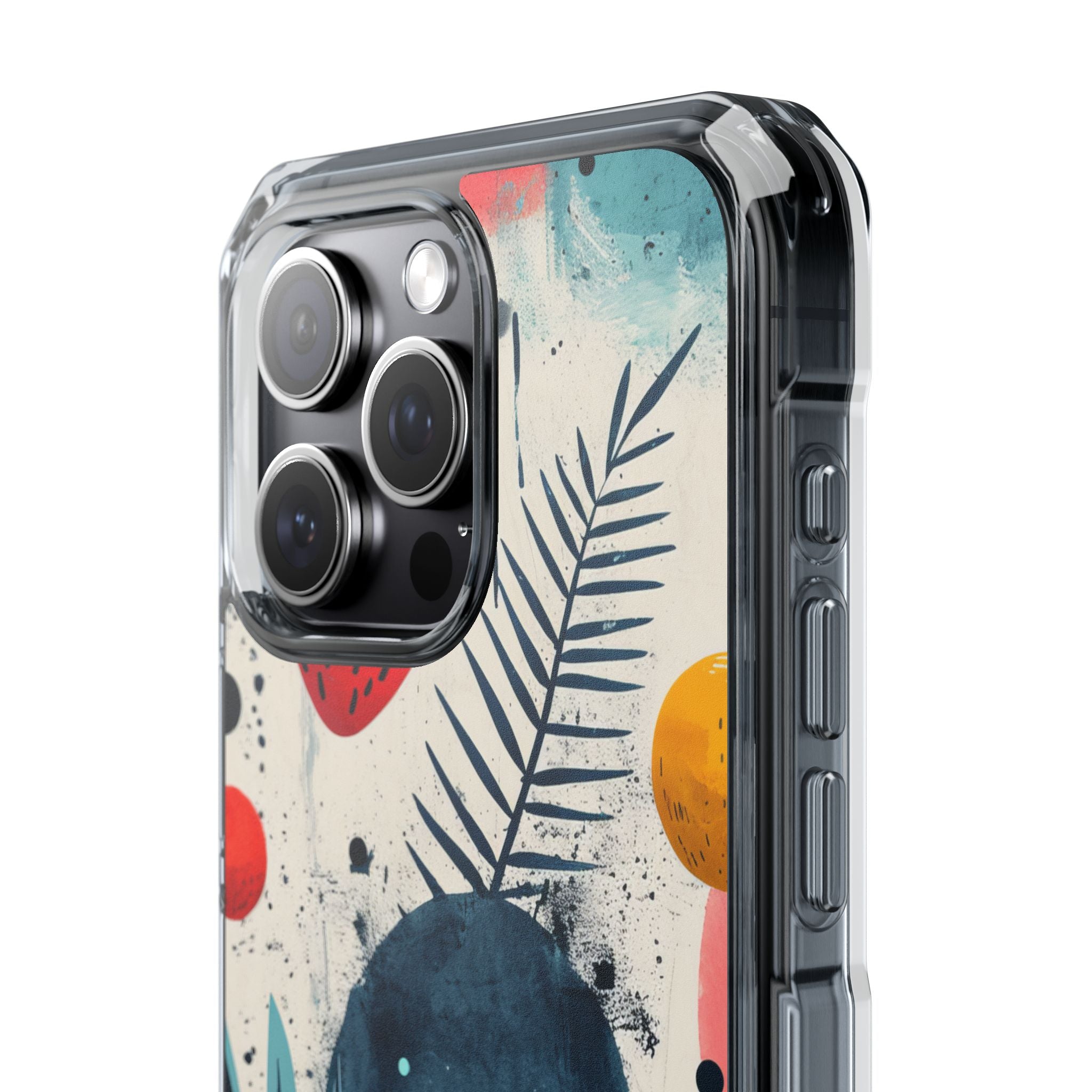 Vibrant Fruit Canvas - Clear Impact iPhone 15 Phone Case