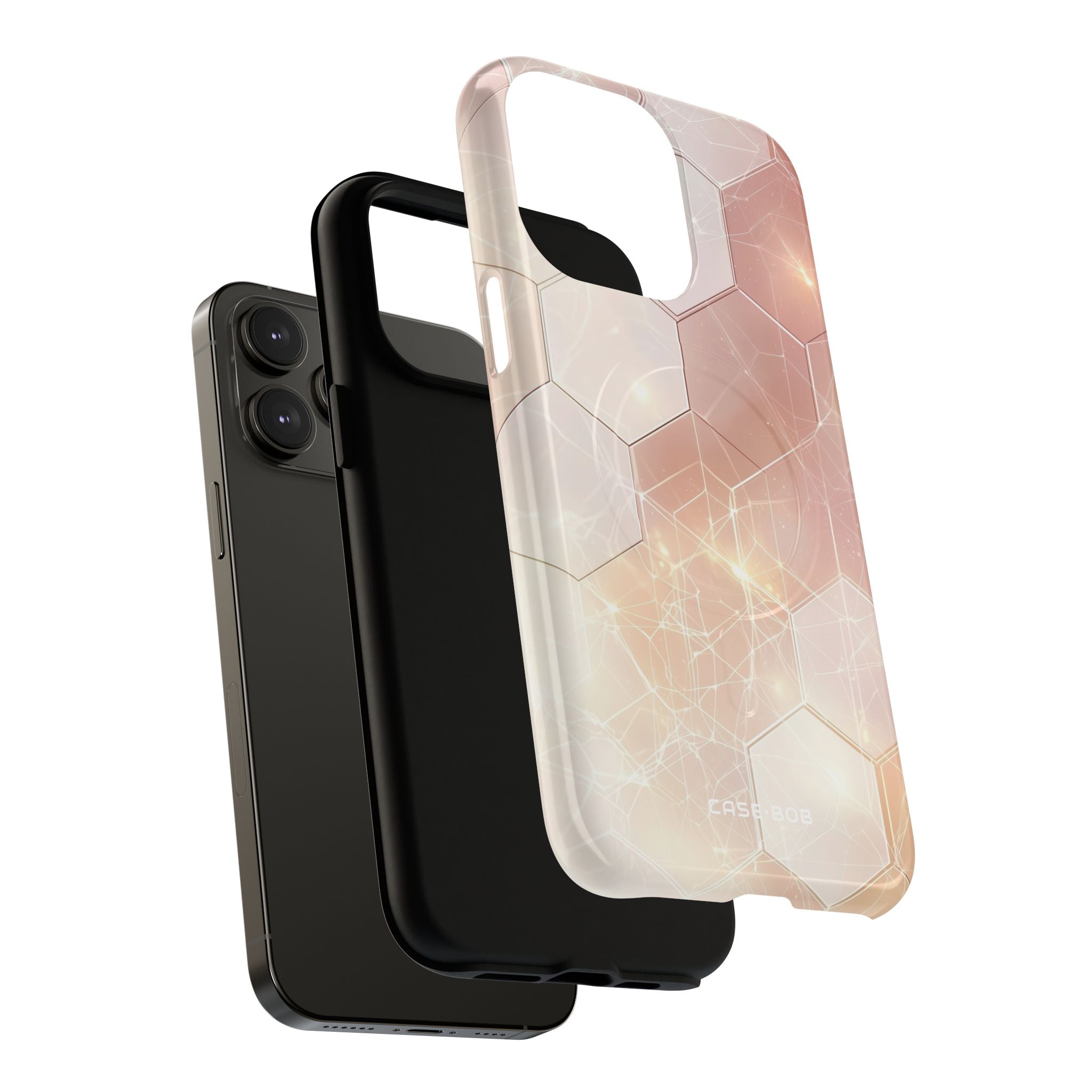 Honeycomb Glow iPhone 14 Pro Max Case - Tough+