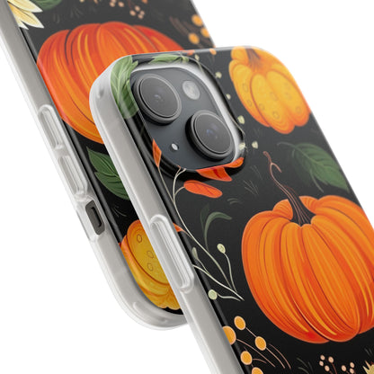 Pumpkin Glow iPhone 15 Case - Soft