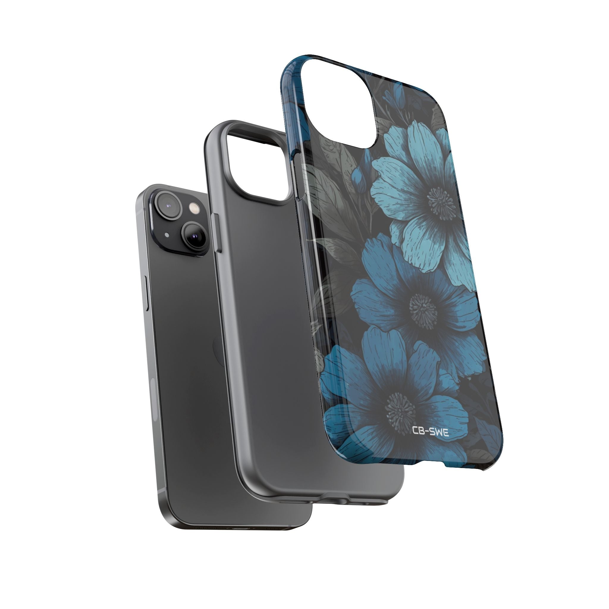 Flower Embrace Depth - iPhone Case