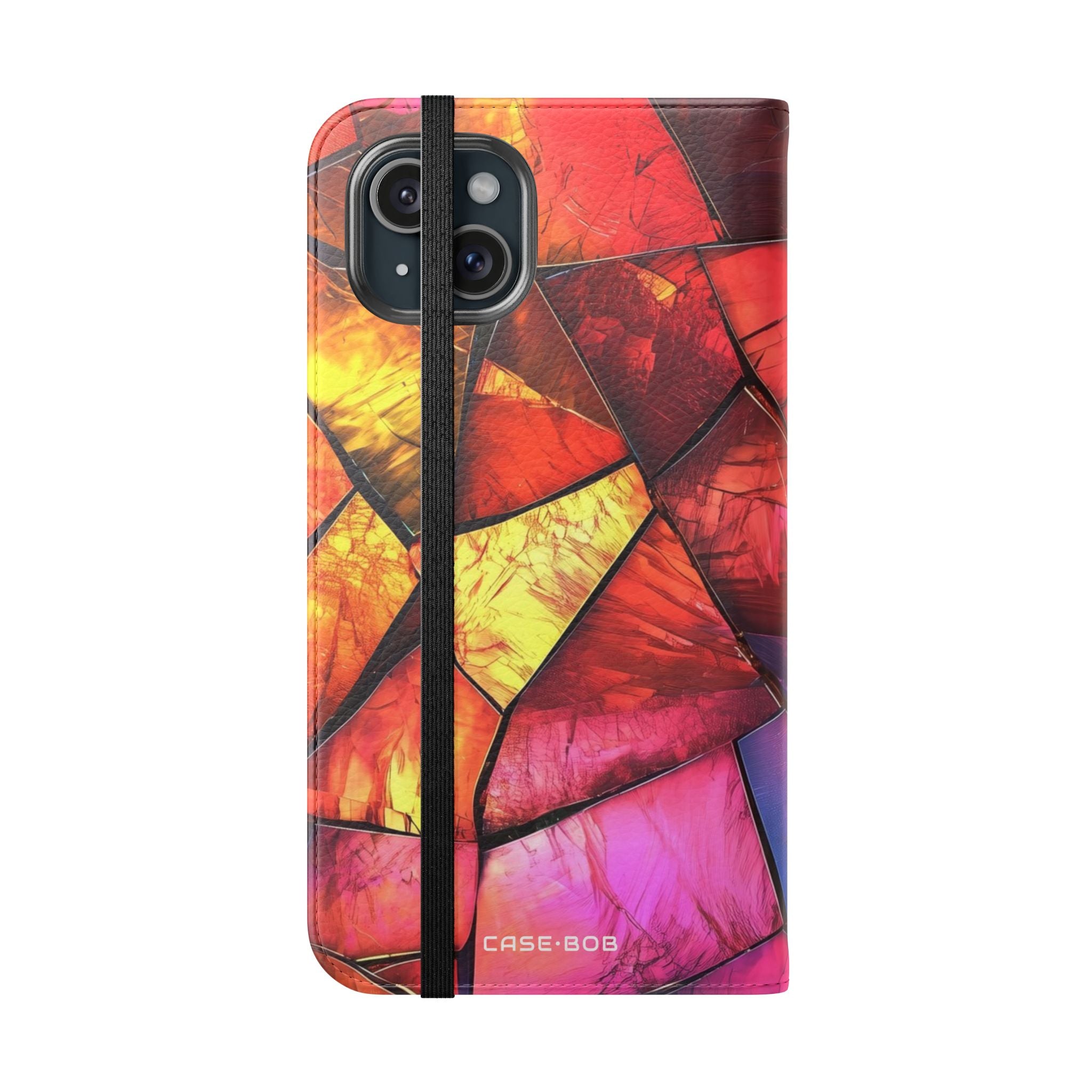 Crimson Shards - iPhone 15 Plus Case - Wallet