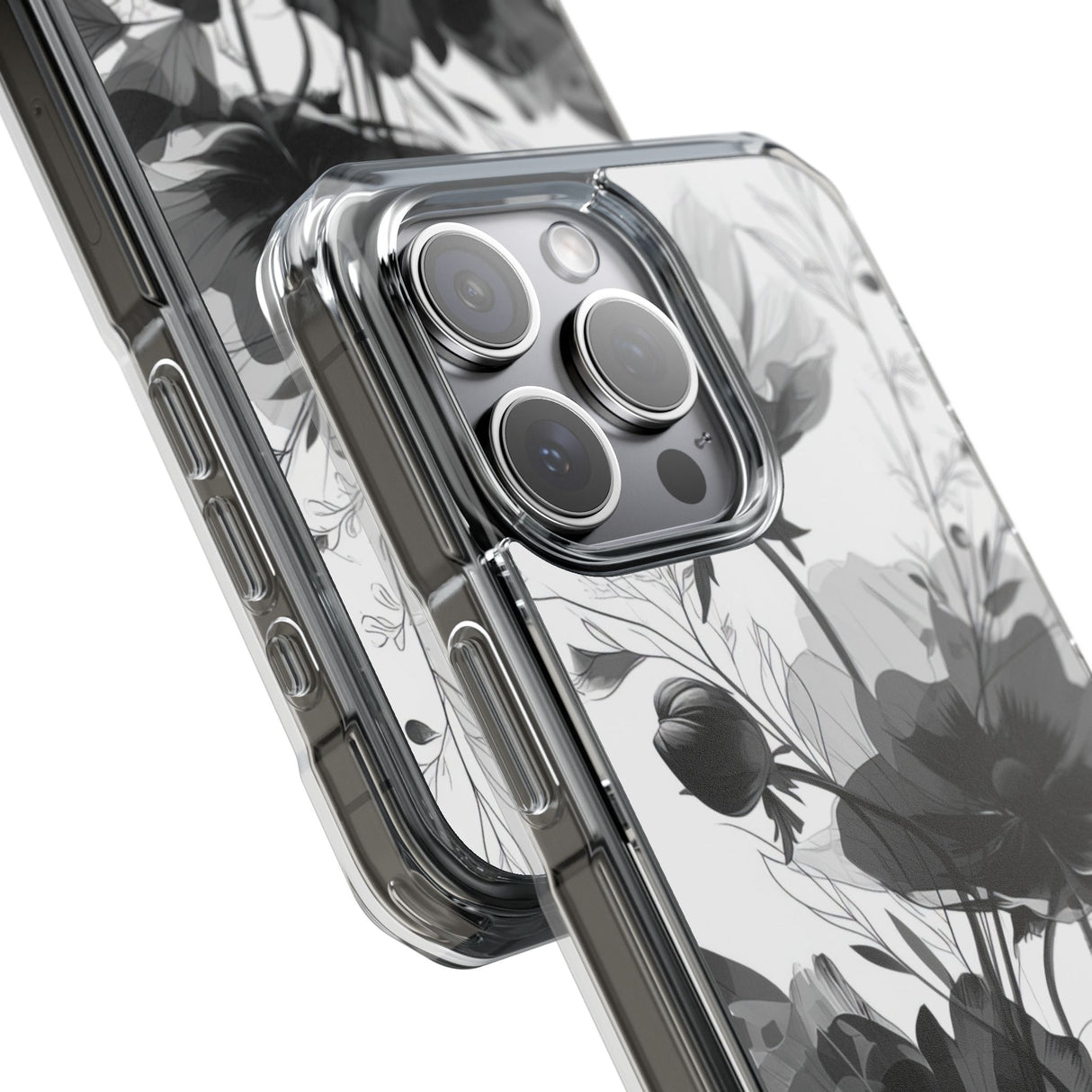 Botanical Elegance - Phone Case for iPhone (Clear Impact - Magnetic)