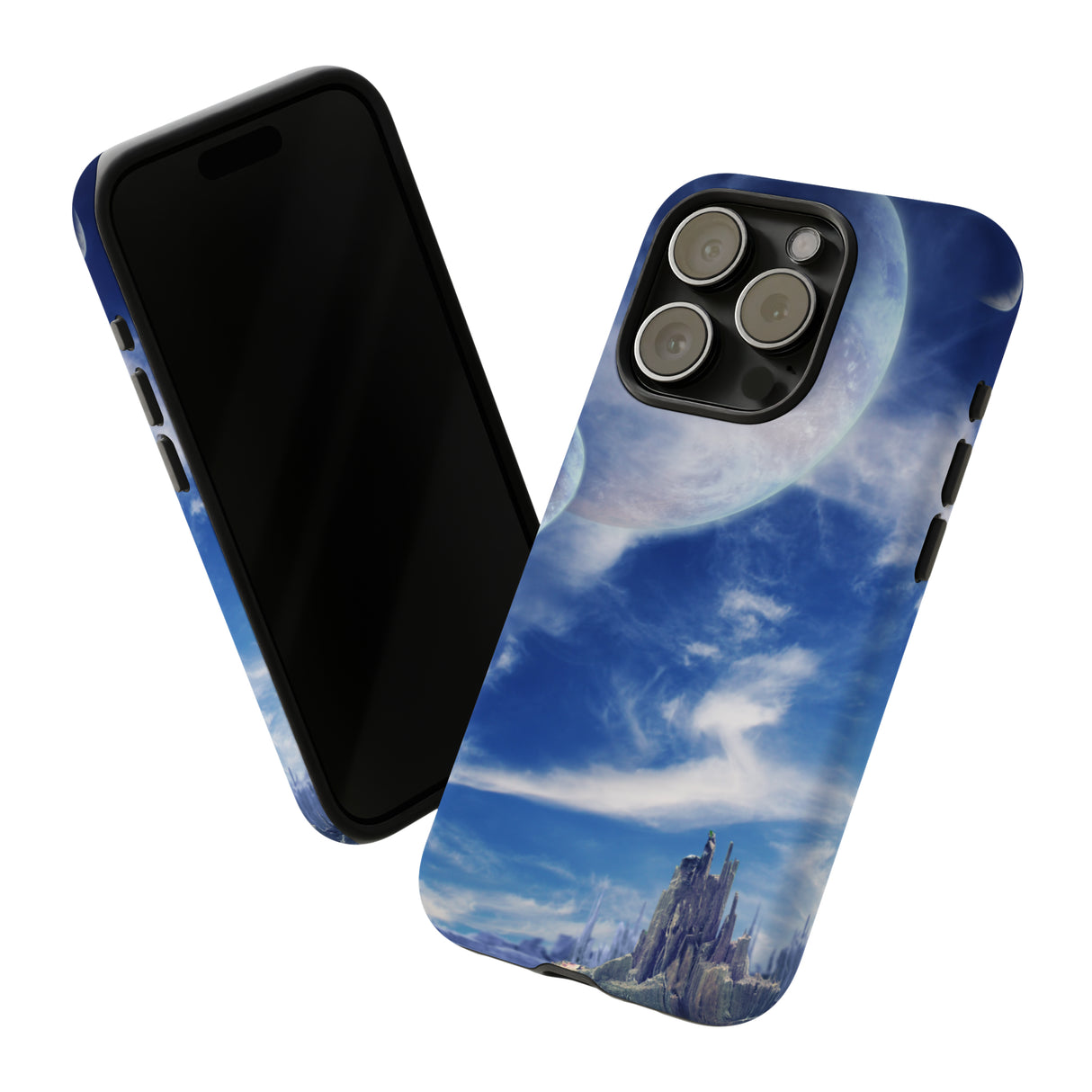 Landscape in fantasy planet 89 - Protective Phone Case