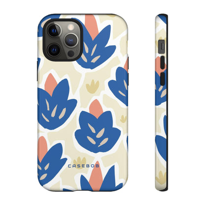 Blue Happy Flower - Protective Phone Case