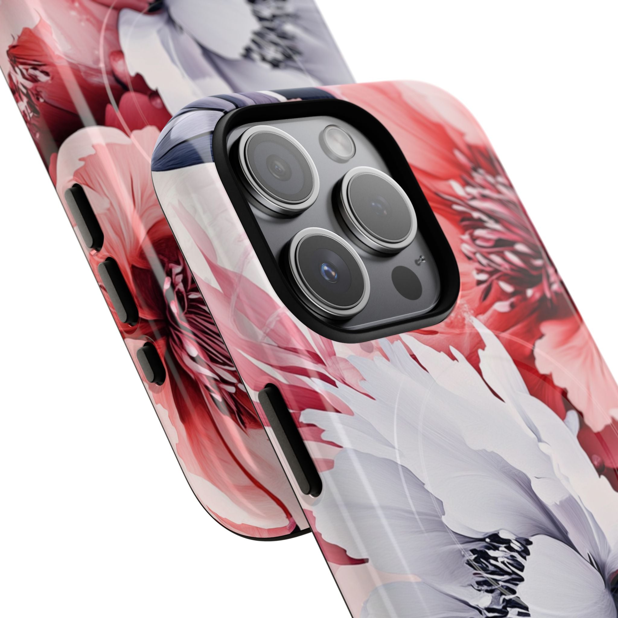 Coral Bloom iPhone 15 Pro Case - Tough+