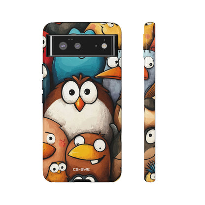 Whimsical Birds Gather - Google Pixel Case