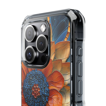 Mosaic Blossom Harmony iPhone 15 - Clear Impact Phone Case