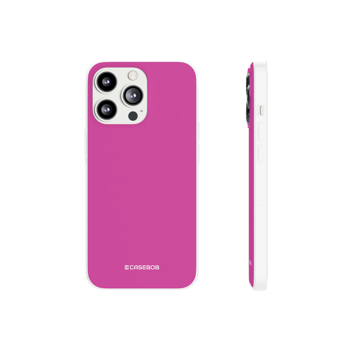 Hot Magenta | Handyhülle für iPhone (Flexible Hülle)