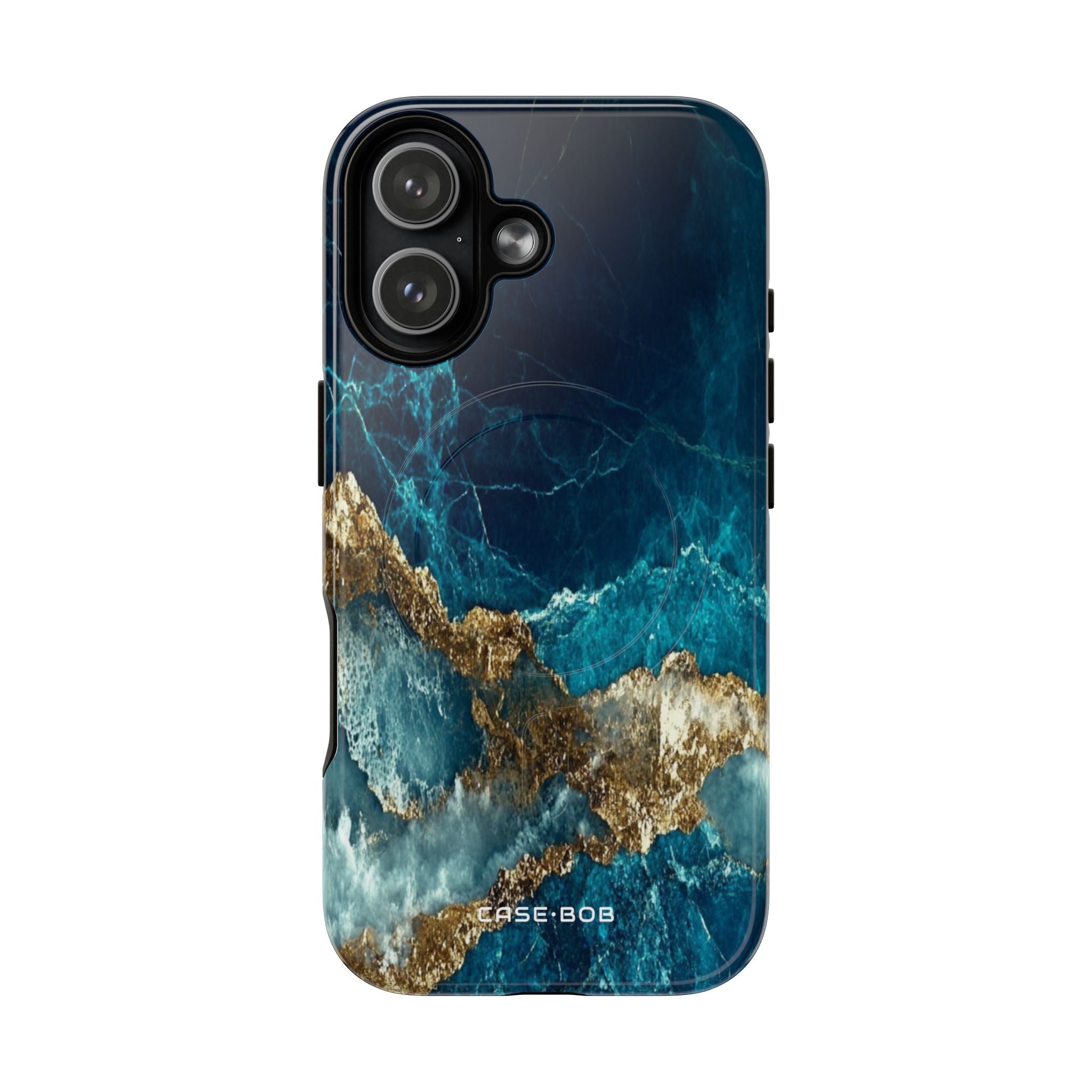 Jagged Gold Split iPhone 17 Case - Tough+