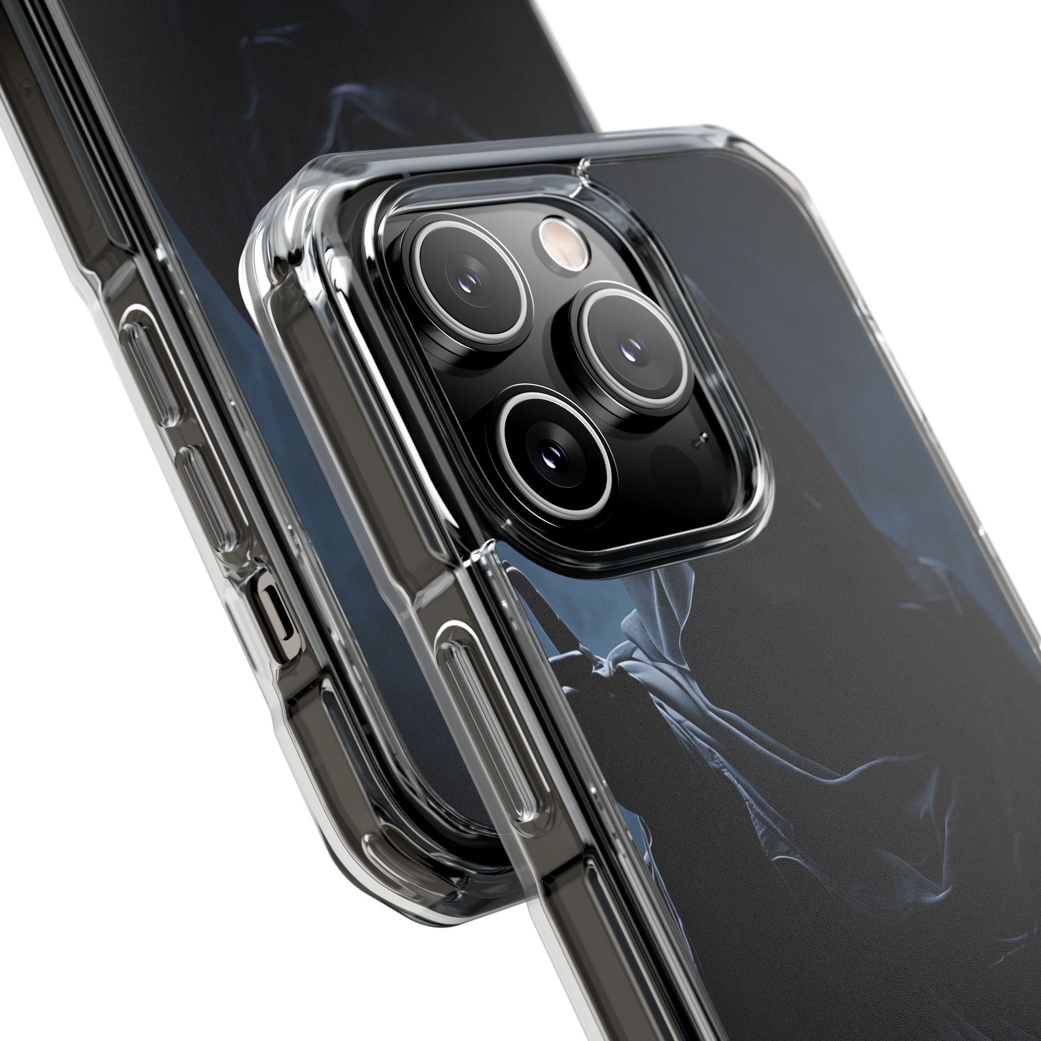 Spectral Guardian Warning iPhone Case - Impact