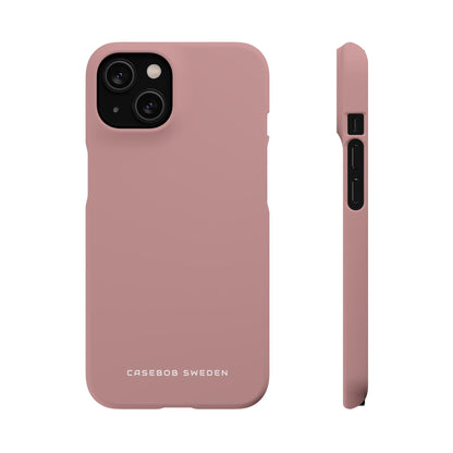 Rosy Brown iPhone 14 - Slim Phone Case