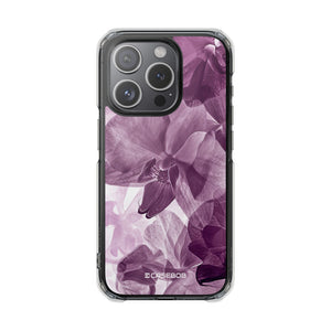 Radiant Orchid Design | Handyhülle für iPhone (Clear Impact Case – magnetisch) 