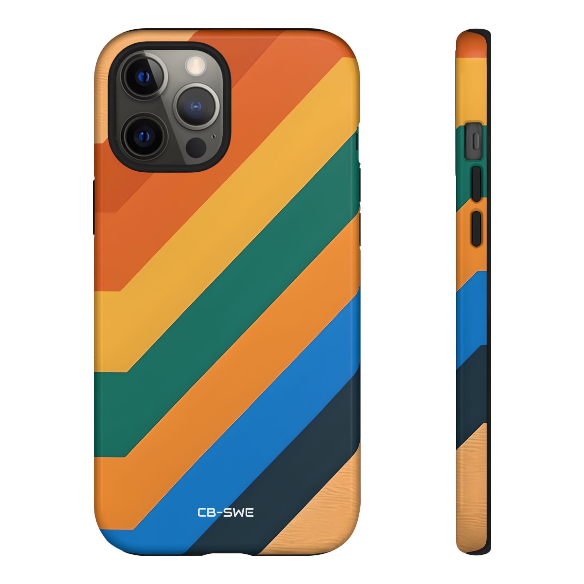 Vibrant Geometric Harmony - iPhone Case