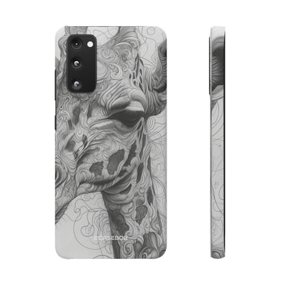 Monochrome Giraffe | Slim Phone Case for Samsung