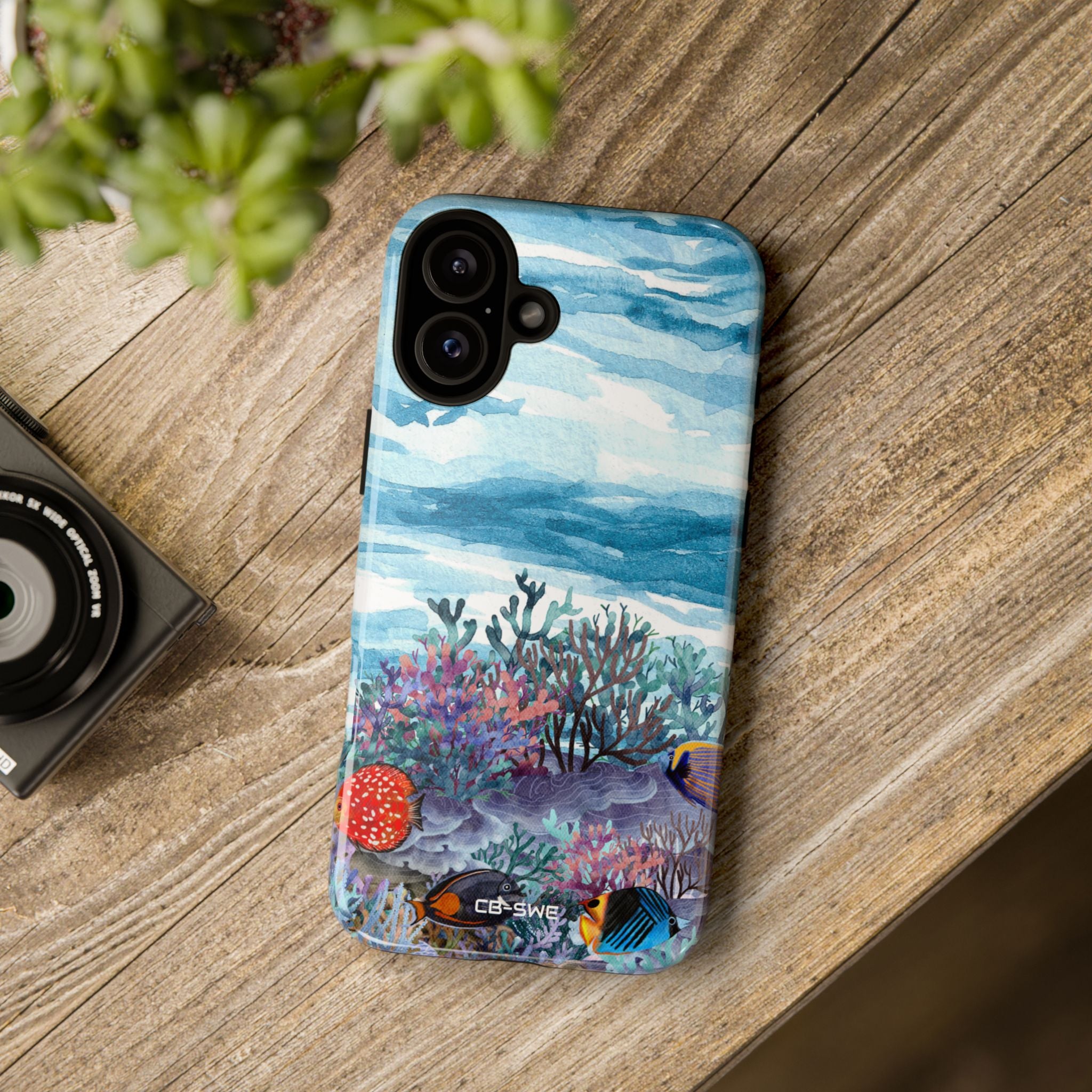 Aquatic Life Watercolors - iPhone Case
