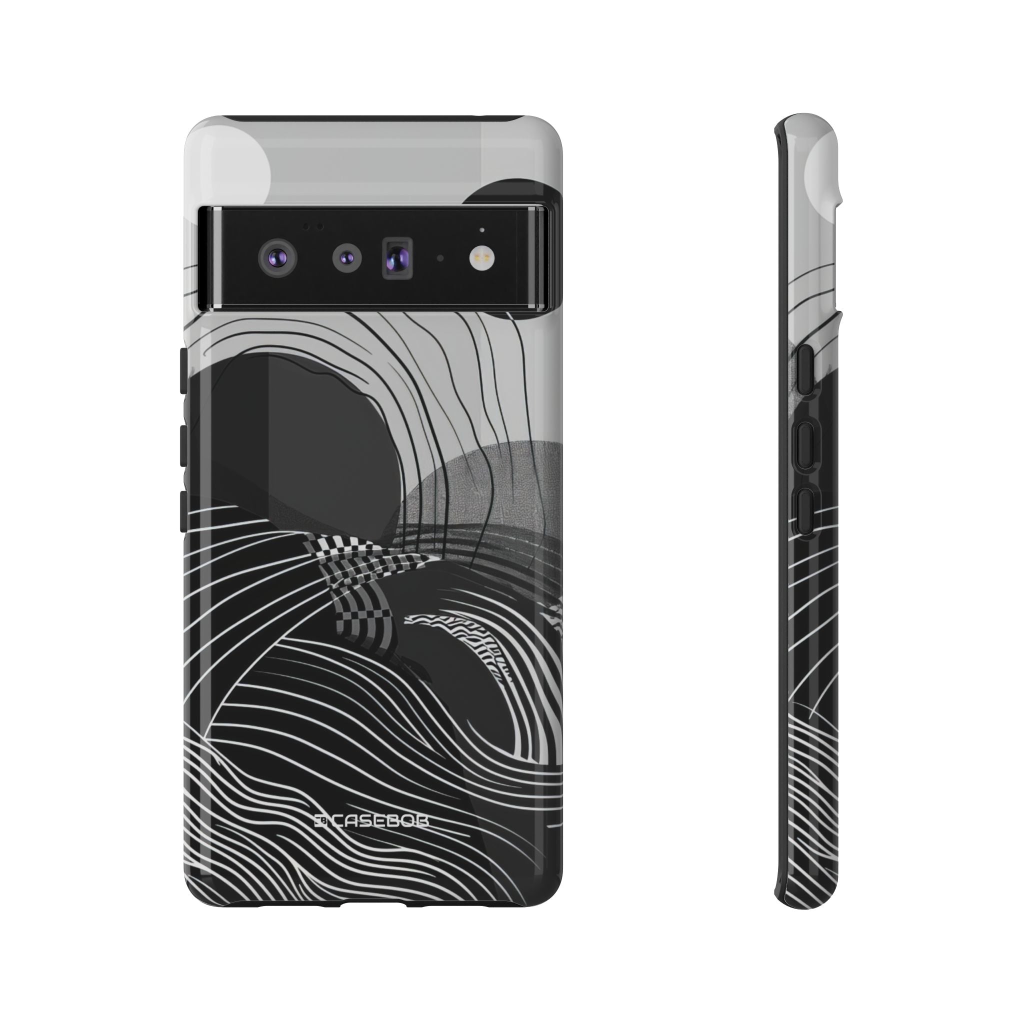 Monochrome Dynamics - Phone Case for Google Pixel