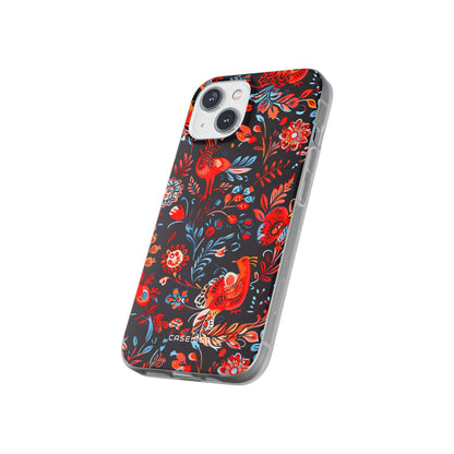 Vivid Birdscape iPhone 14 Case - Soft