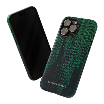 Matrix Gradient Flow iPhone 15 - Tough Phone Case