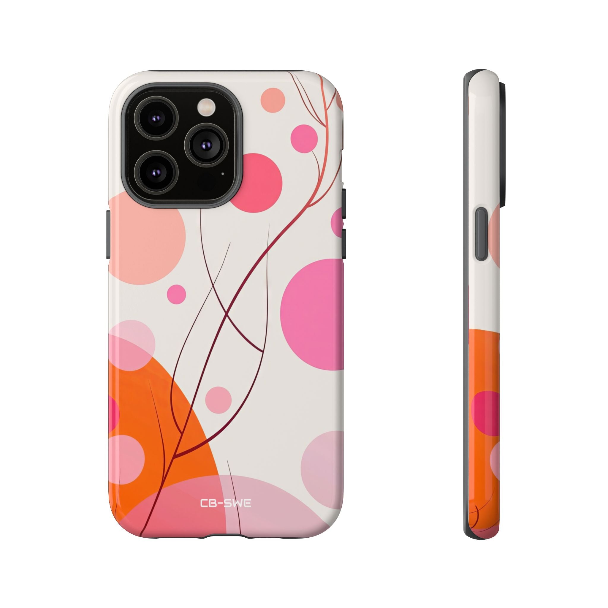 Circles Embrace Lines - iPhone Case