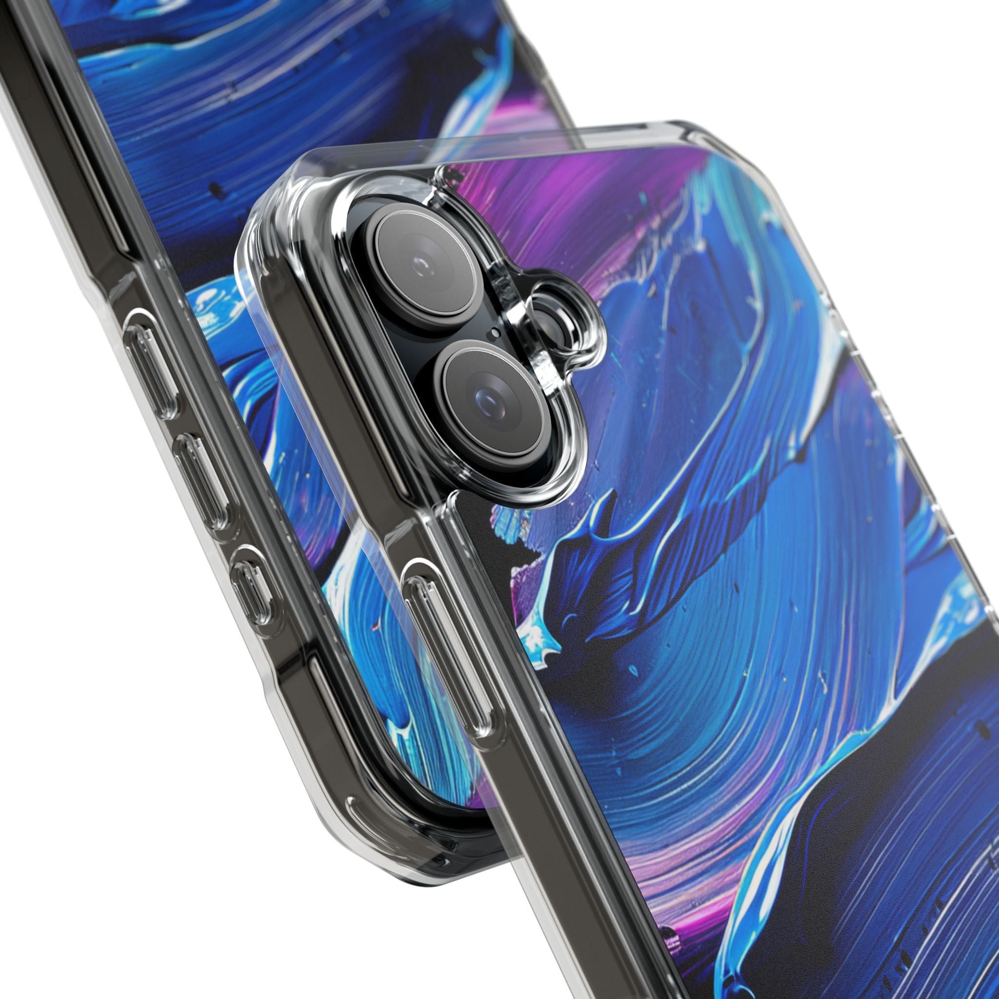 Ethereal Energy Flow iPhone 16 - Clear Impact Phone Case