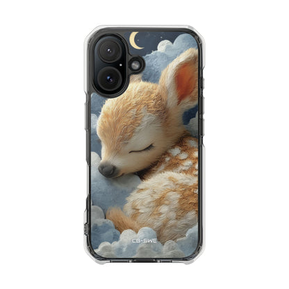 Dreaming Fawn Sleeps iPhone Case - Impact