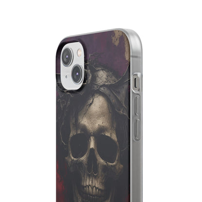 Gothic Skull Crown iPhone 14 Plus Case - Soft