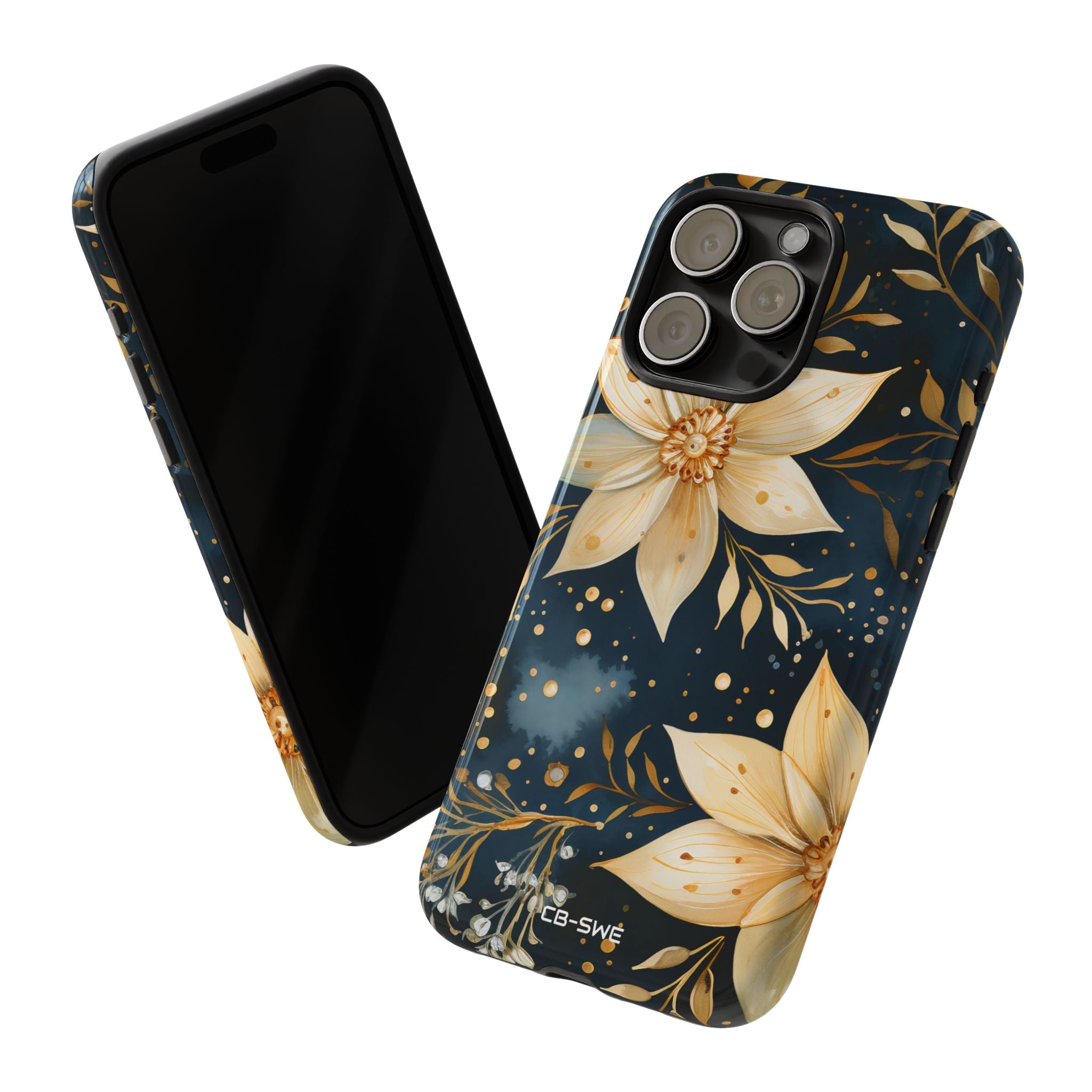 Floral Elegance Flourishes - iPhone Case