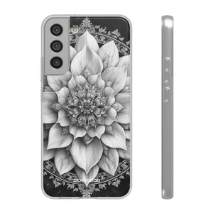 Himmlische Mandala-Harmonie | Flexible Handyhülle für Samsung Galaxy